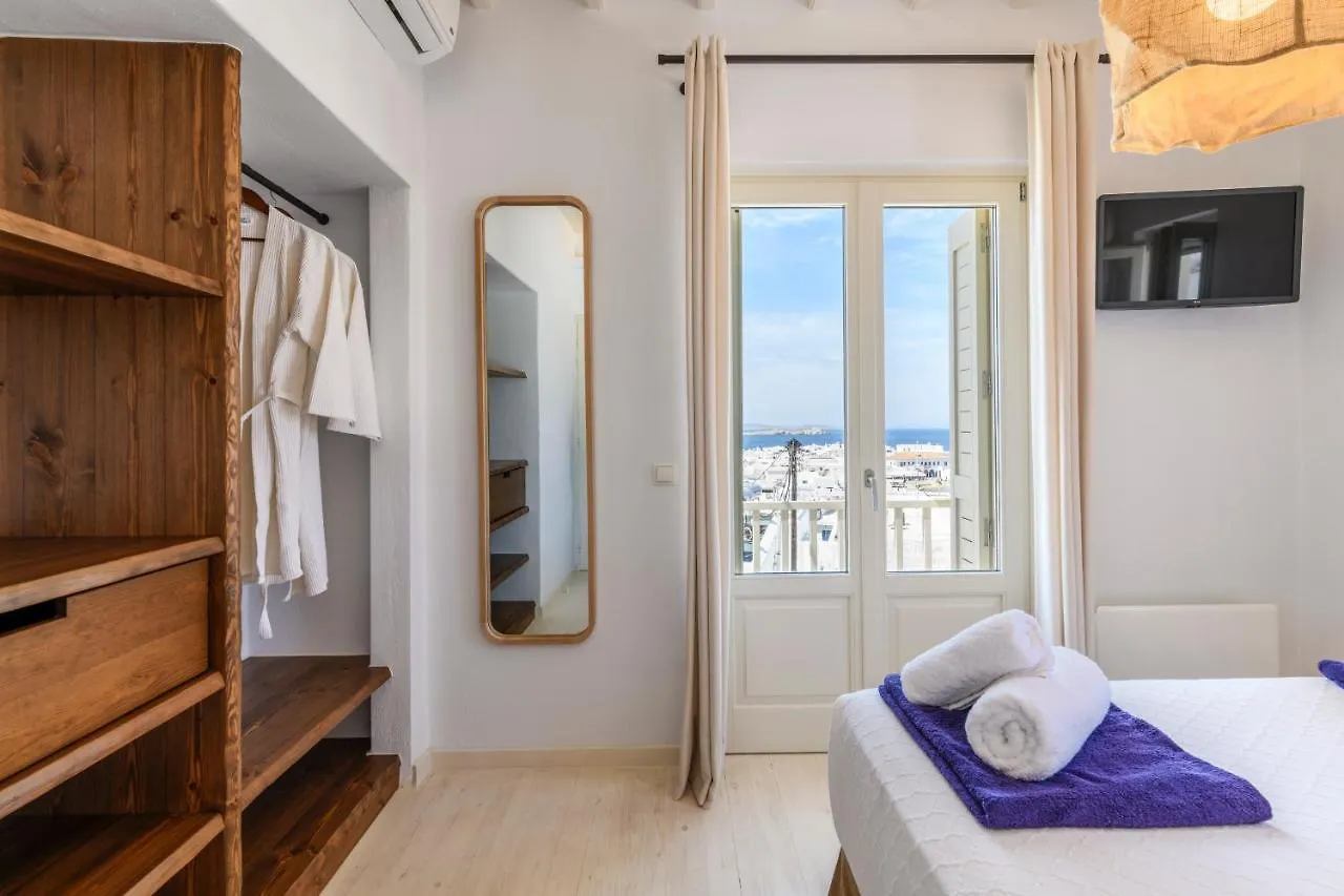 Supreme Mykonos Town House With Views & Pool & Parking别墅 度假居