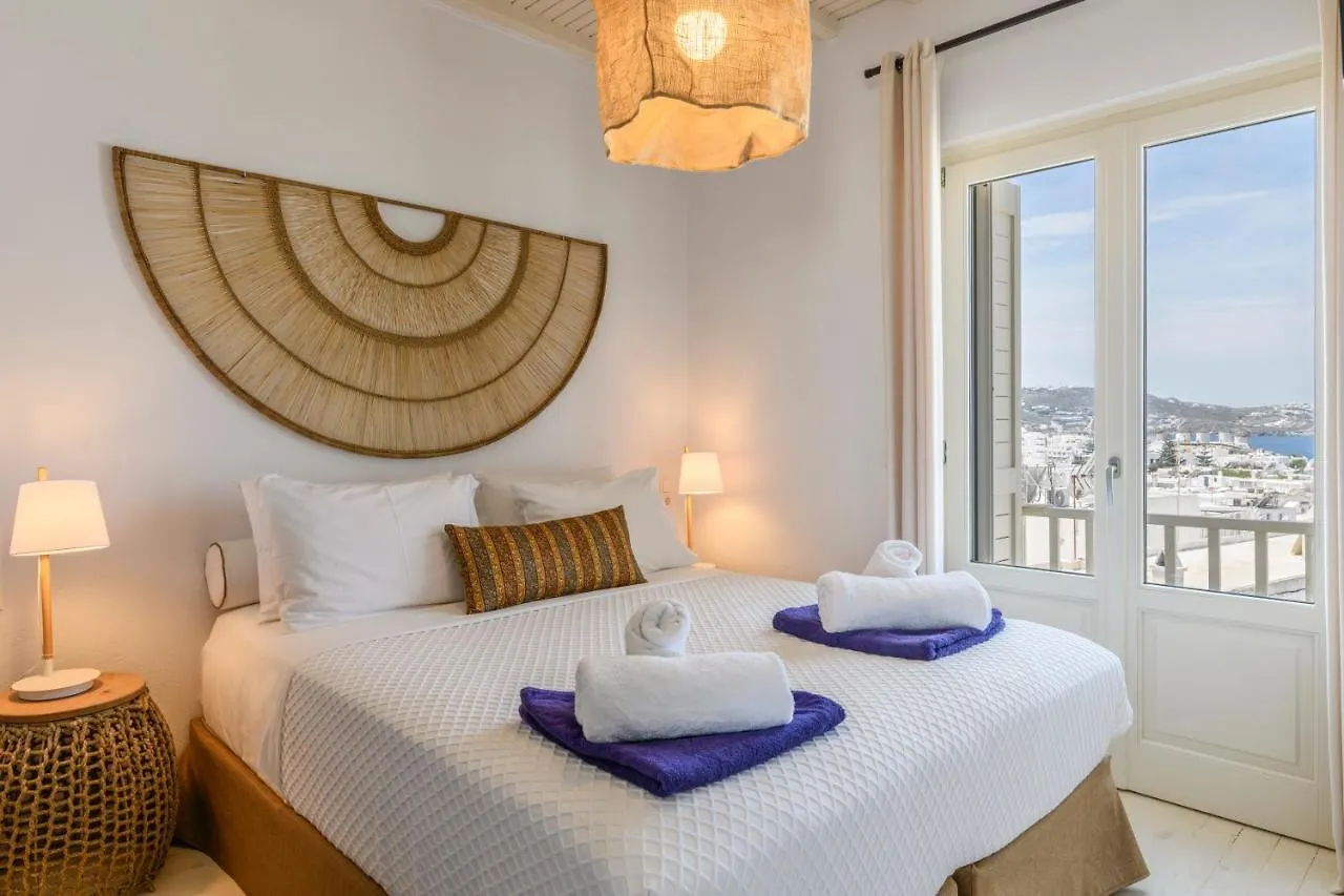 Supreme Mykonos Town House With Views & Pool & Parking别墅