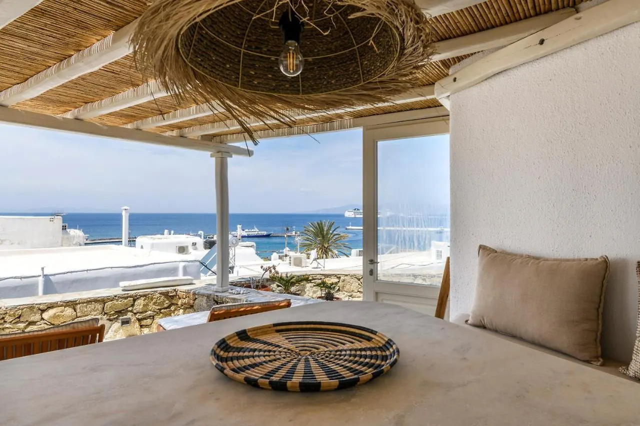 Supreme Mykonos Town House With Views & Pool & Parking别墅 度假居