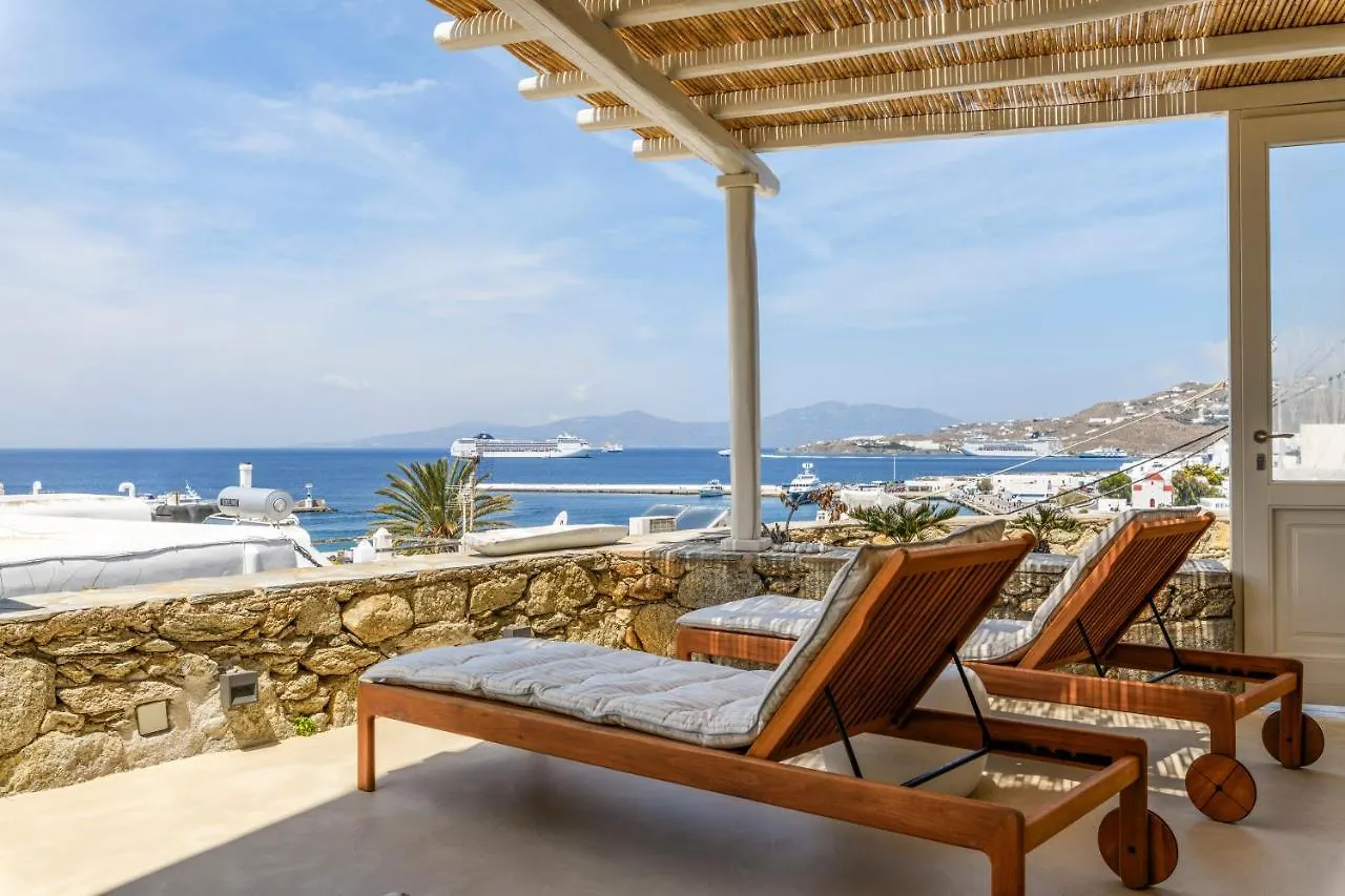 度假居 Supreme Mykonos Town House With Views & Pool & Parking别墅