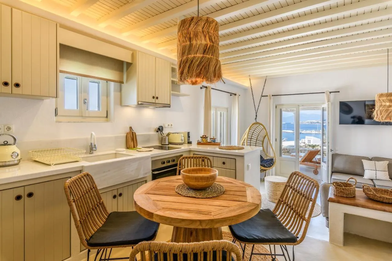 Supreme Mykonos Town House With Views & Pool & Parking别墅 0*,