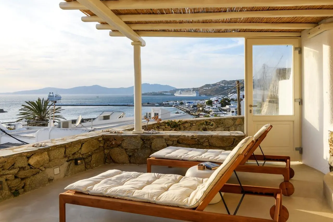 Supreme Mykonos Town House With Views & Pool & Parking别墅 希腊