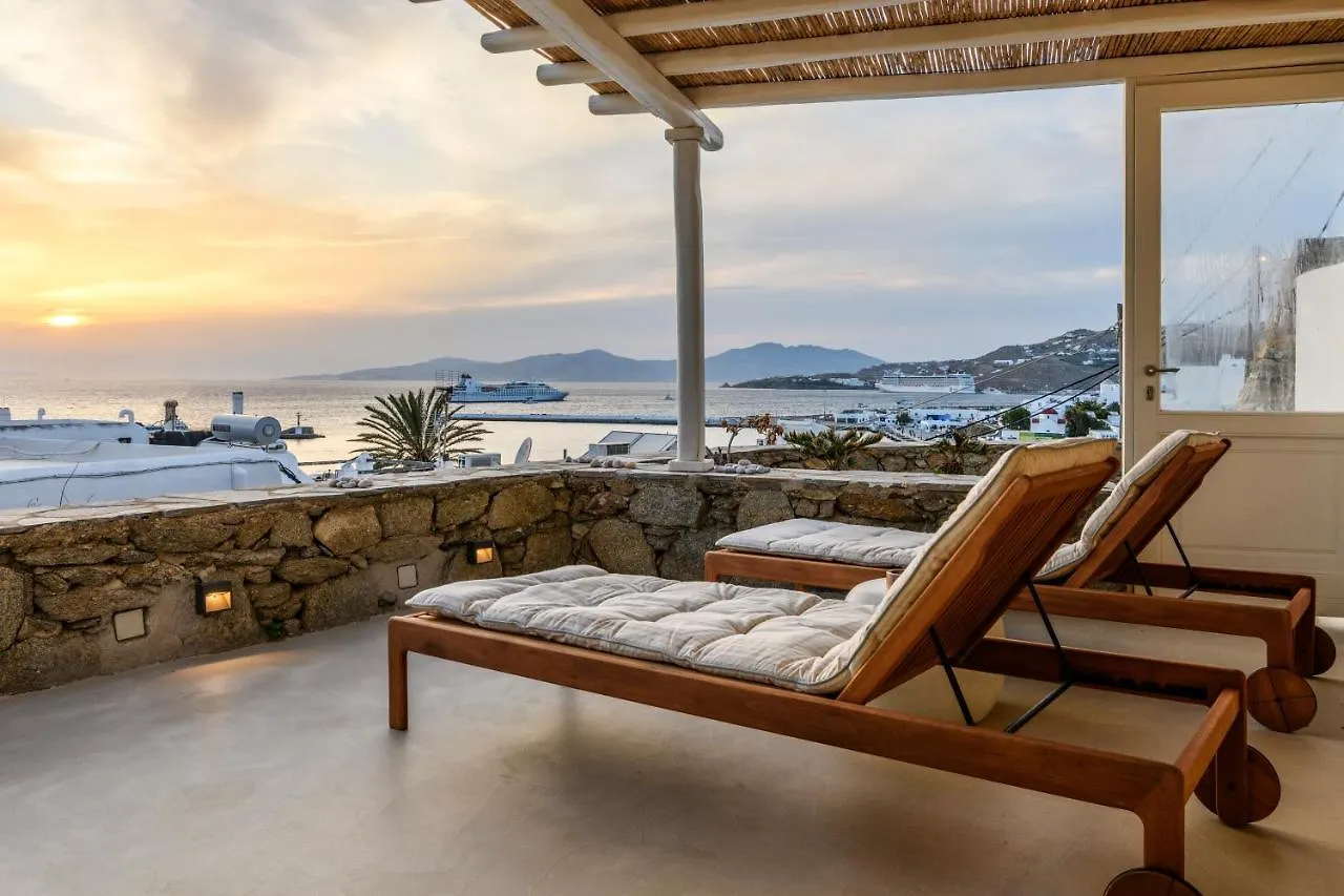 Supreme Mykonos Town House With Views & Pool & Parking别墅