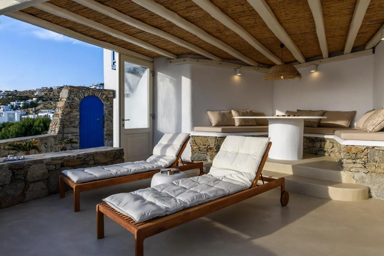 Supreme Mykonos Town House With Views & Pool & Parking别墅