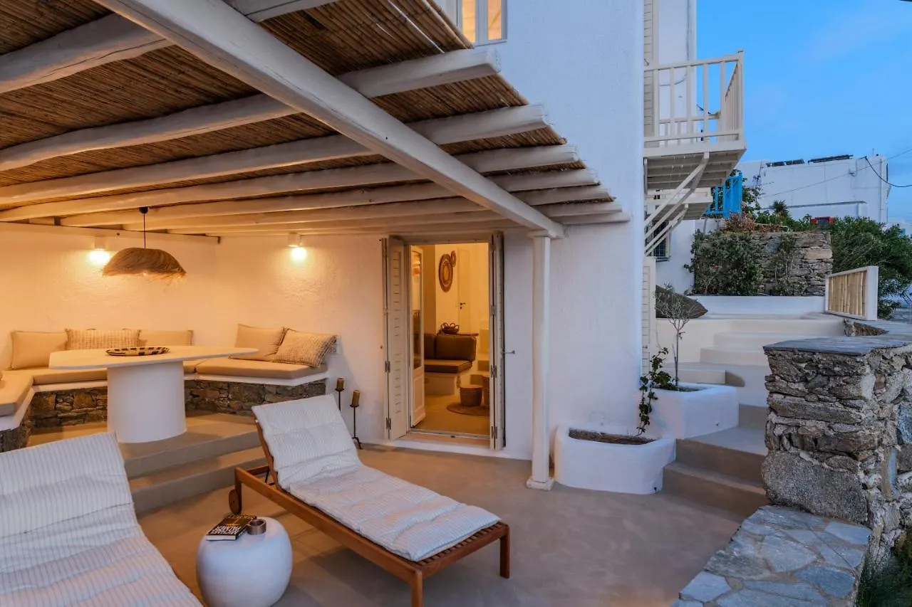 度假居 Supreme Mykonos Town House With Views & Pool & Parking别墅