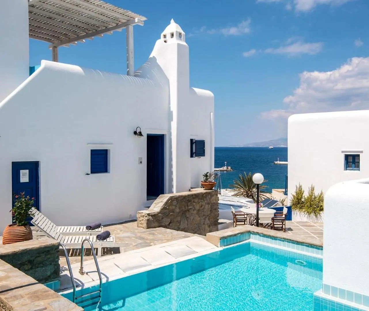 Supreme Mykonos Town House With Views & Pool & Parking别墅 0*,