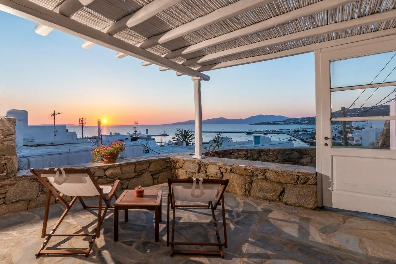 Supreme Mykonos Town House With Views & Pool & Parking别墅 度假居